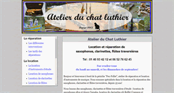 Desktop Screenshot of chatluthier.fr